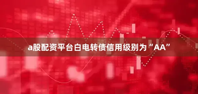 a股配资平台白电转债信用级别为“AA”